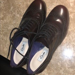 Hamble Oak Burgundy Clarks 7.5